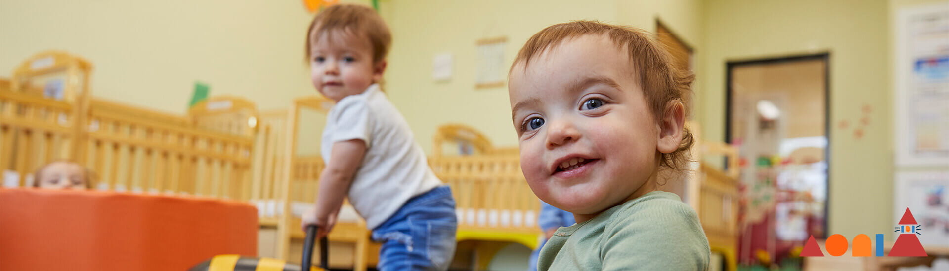 toddlers in classroom