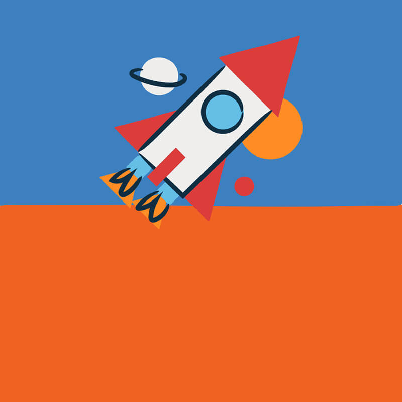 rocket ship icon