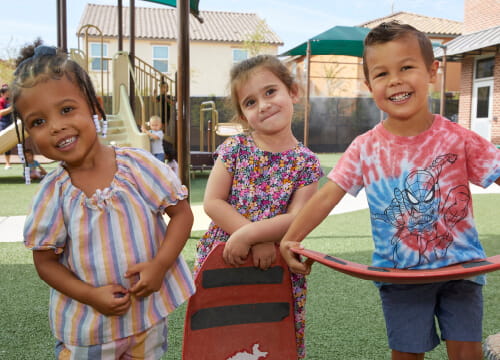 kids playing outside