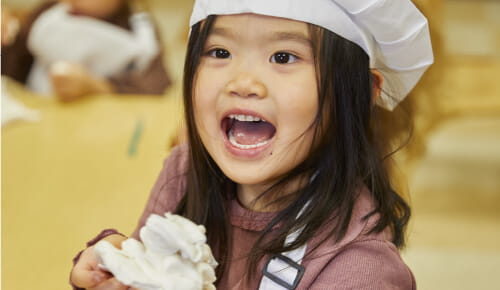 girl cooking